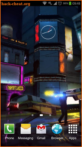 Futuristic City 3D Pro lwp screenshot