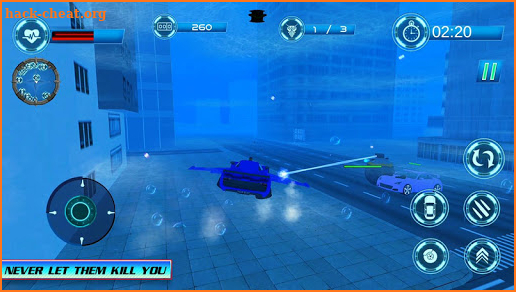Futuristic Floating Car Underwater Submarine War screenshot