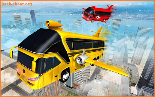 Futuristic Flying Bus Shooter Air fight screenshot