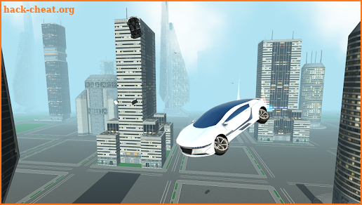 Futuristic Flying Car Driving screenshot