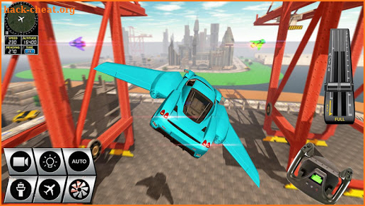 Futuristic Flying Car Racer screenshot