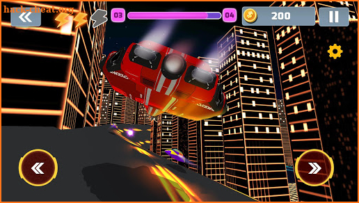 Futuristic Flying Hovercraft Racing screenshot