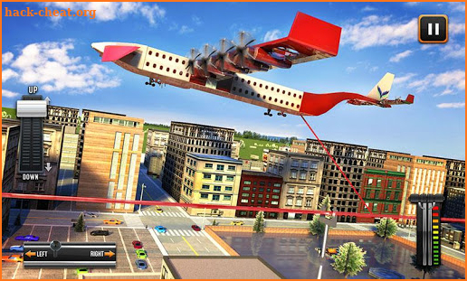 Futuristic Flying Train Simulator Taxi Train Games screenshot