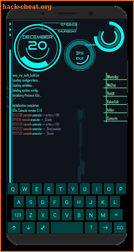 Futuristic Launcher screenshot