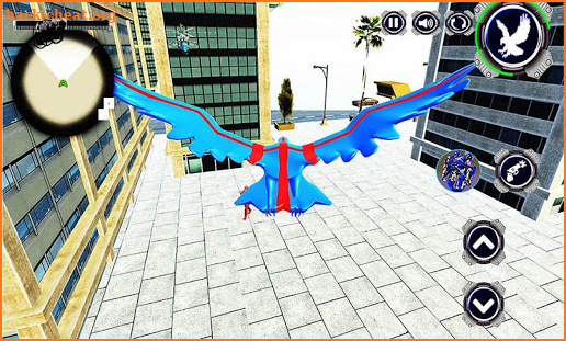 Futuristic Police Robot: Flying Eagle 3D Simulator screenshot