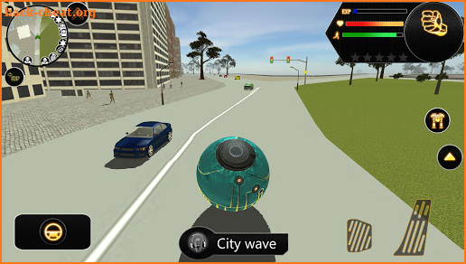 Futuristic Robot Flying Ball Battle screenshot