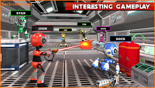 Futuristic Robot Gang Beasts Free:Fight Party Game screenshot
