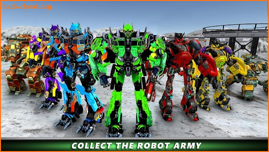 Futuristic Robot Transformation Hero War screenshot
