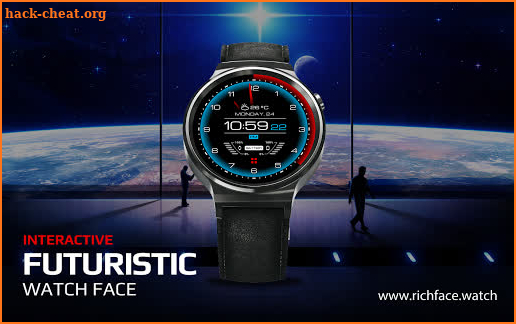 Futuristic Watch Face screenshot