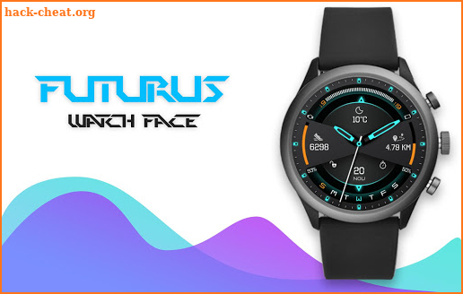 Futurus Watch Face & Clock Live Wallpaper screenshot