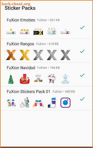 FuXion Stickers screenshot