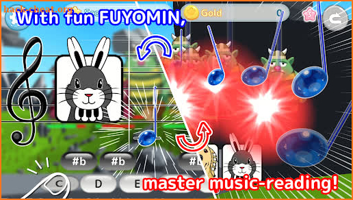 FUYOMIN - Music Reading Game - screenshot