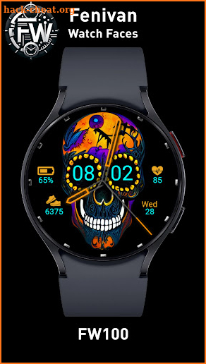 FW100 Digital Watch Face screenshot