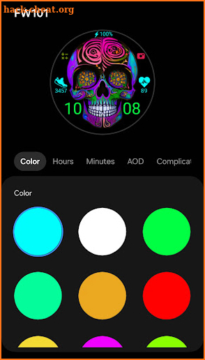 FW101 Digital Watch Face screenshot