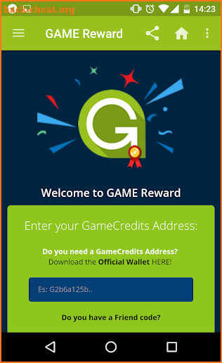 G-Reward - Earn free GameCredits screenshot