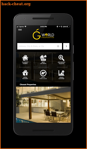G World Properties screenshot