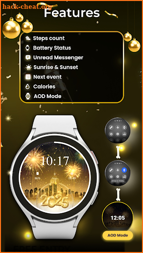 G061 Happy New year 2025 Watch screenshot