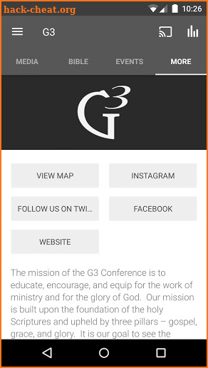 G3 Conference screenshot