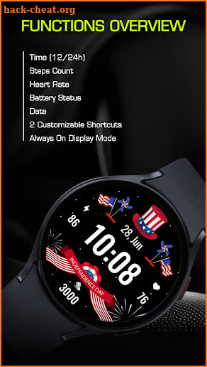 G40 Independence Day WatchFace screenshot