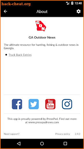 GA Outdoor News screenshot