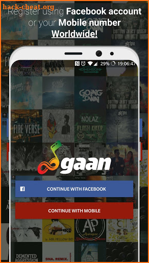 GAAN Music Player: Legal access to Bangla songs screenshot