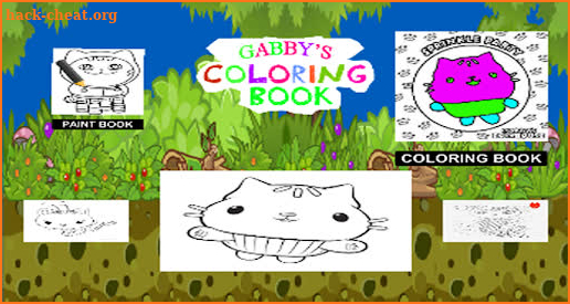 Gabby's Dollhouse ColoringBook screenshot