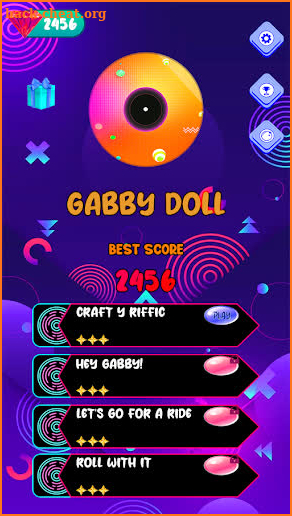 Gabby's Dollhouse Tiles Hop screenshot
