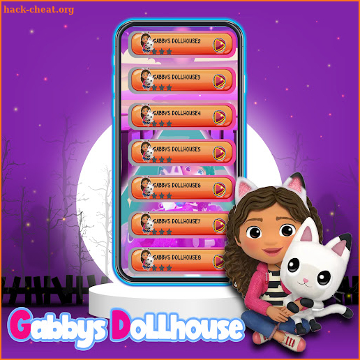 Gabbys Dollhouse Tiles Hop screenshot