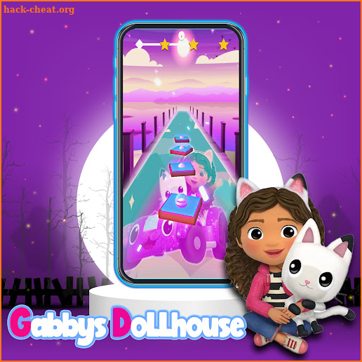 Gabbys Dollhouse Tiles Hop screenshot