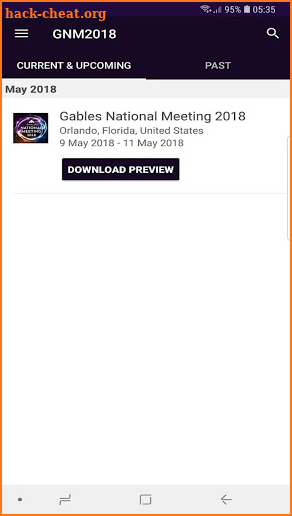 Gables National Meeting 2018 screenshot