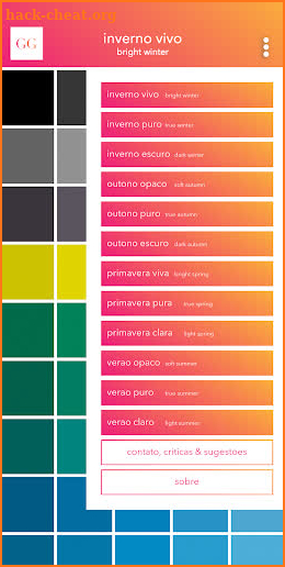 Gabriela Ganem - Color Palette | Color Analysis screenshot