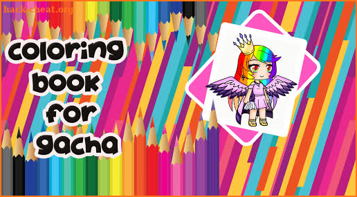 Gacha Coloring book art by pixel number screenshot