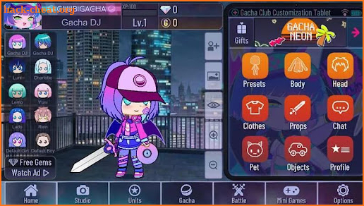 Gacha Neon Manual screenshot