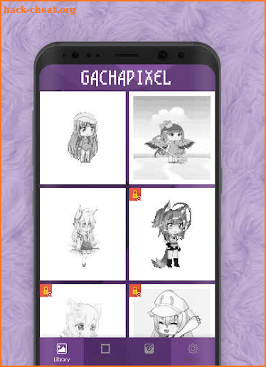 Gacha Pixel Art - Gacha Coloring by Number screenshot