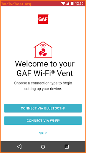 GAF Wi-Fi VENT screenshot