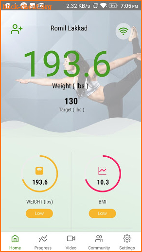 Gaiam Weight Scale screenshot
