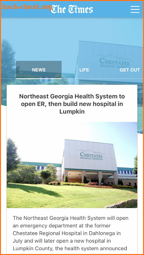 Gainesville Times screenshot