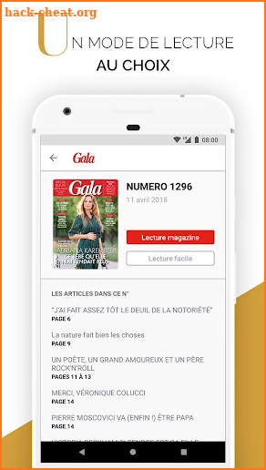Gala le magazine screenshot