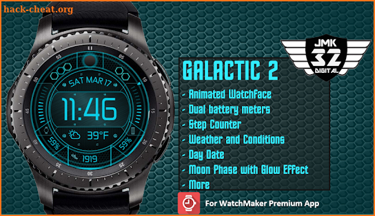 GALACTIC 2 Watchface for WatchMaker screenshot