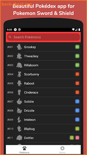 GalarDex – Pokemon Sword & Shield Pokedex Guide screenshot