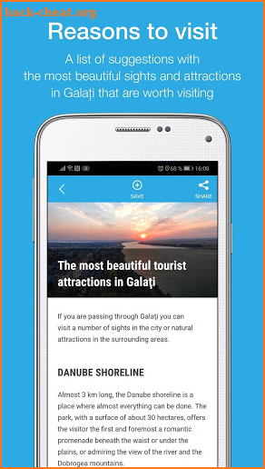 Galați City App screenshot