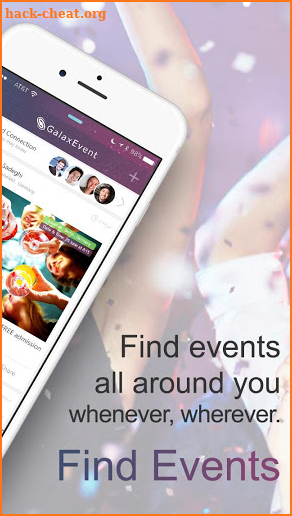 Galax Event - Create & find Events screenshot