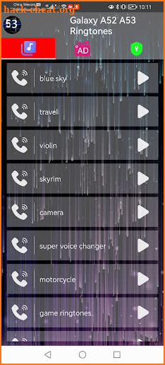 Galaxy A52 A53 Ringtones screenshot