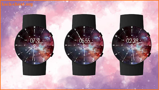 Galaxy Animated Watch Face screenshot