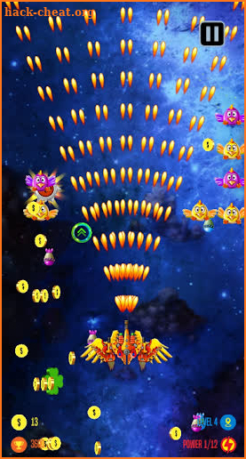 Galaxy Attack- Chiken Ladybug screenshot