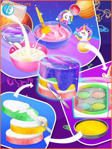 Galaxy Cake - Sweet Cake Desserts Maker screenshot