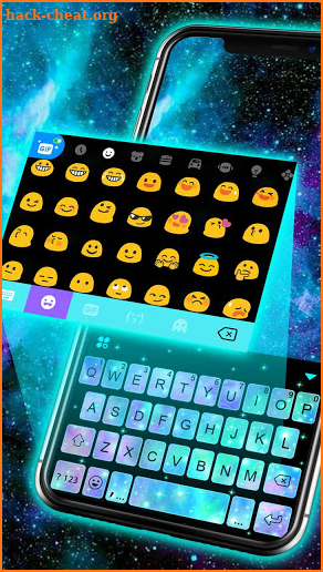 Galaxy Color 3d Keyboard Theme screenshot