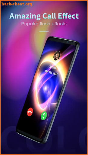 Galaxy Color Call ---- Call Flash Pro screenshot