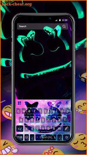 Galaxy Cool Man Keyboard Theme screenshot