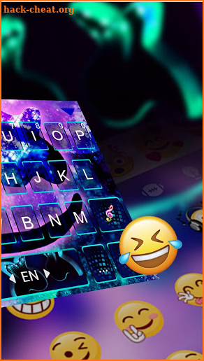 Galaxy Cool Man Keyboard Theme screenshot